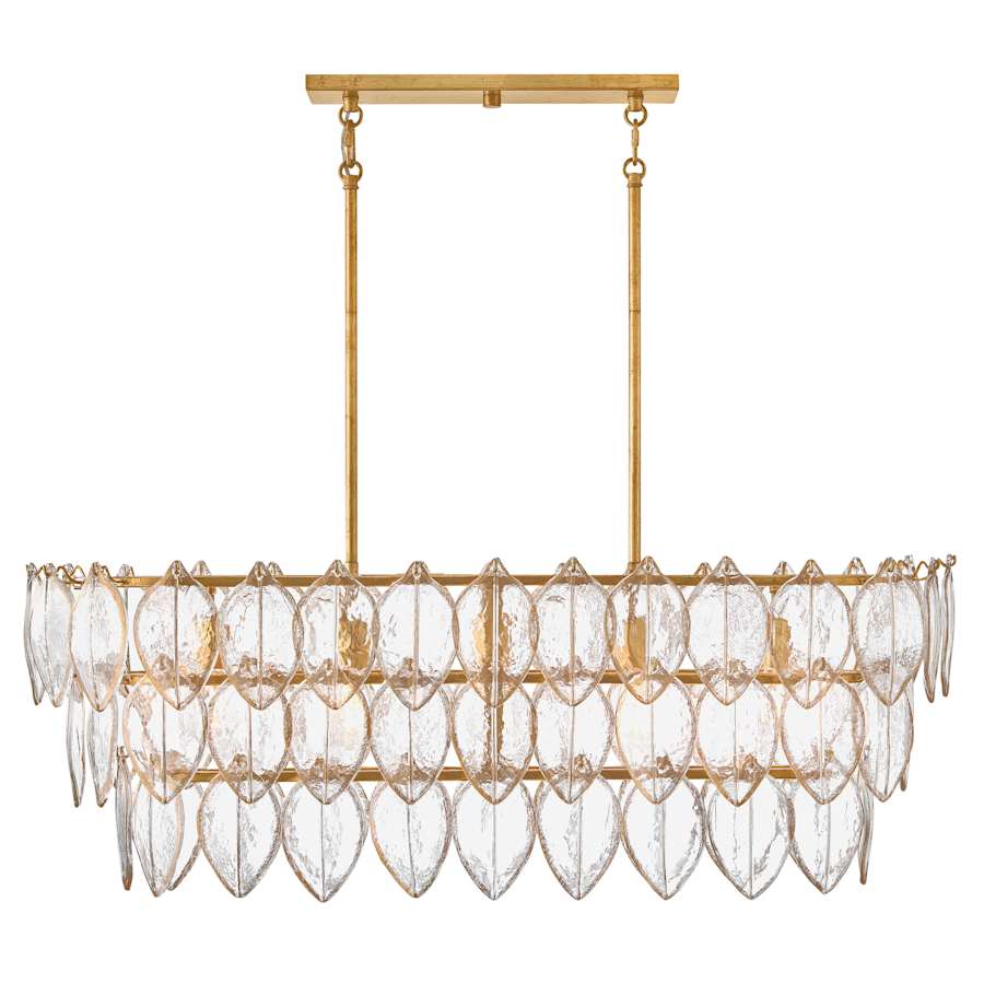 Fredrick Ramond Amira 5 Light 45" Wide Linear Chandelier
