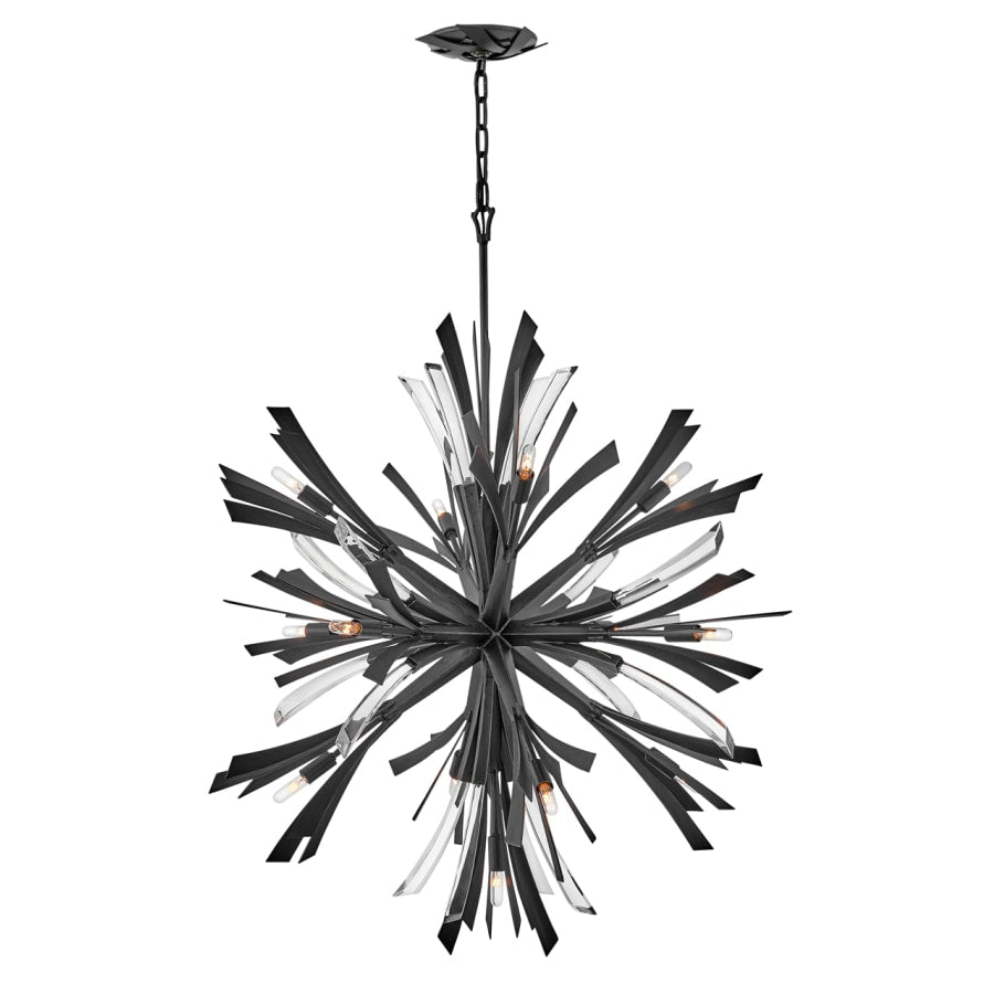 Fredrick Ramond Vida 13 Light 42" High Abstract Chandelier