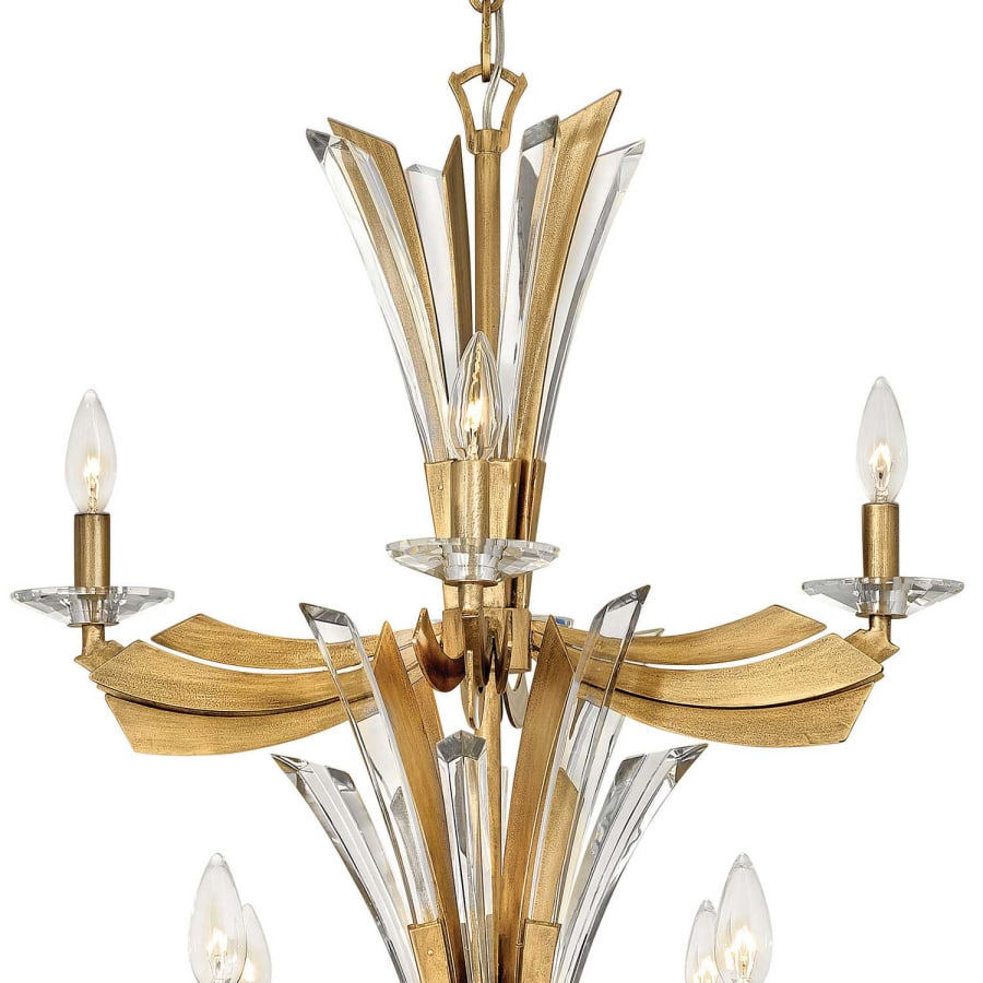 Fredrick Ramond Vida 12 Light 34" Wide Abstract Chandelier
