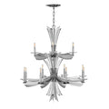 Fredrick Ramond Vida 12 Light 34" Wide Abstract Chandelier