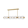 Fredrick Ramond Reign 70" Wide Linear Chandelier