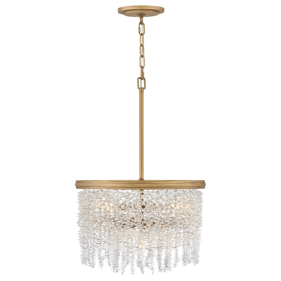 Fredrick Ramond Rubina 4 Light 18" Wide Semi-Flush Ceiling Fixture / Converts to Pendant
