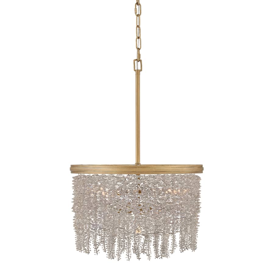 Fredrick Ramond Rubina 4 Light 18" Wide Semi-Flush Ceiling Fixture / Converts to Pendant