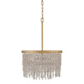 Fredrick Ramond Rubina 4 Light 18" Wide Semi-Flush Ceiling Fixture / Converts to Pendant