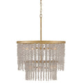 Fredrick Ramond Rubina 10 Light 26" Wide Crystal Waterfall Chandelier