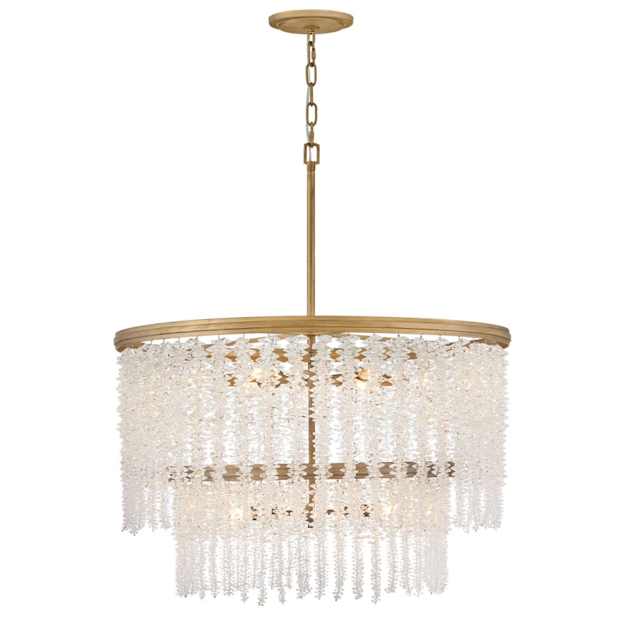 Fredrick Ramond Rubina 12 Light 30" Wide Crystal Waterfall Chandelier