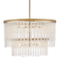 Fredrick Ramond Rubina 12 Light 30" Wide Crystal Waterfall Chandelier