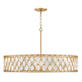 Fredrick Ramond Estie 8 Light 38" Wide Drum Chandelier