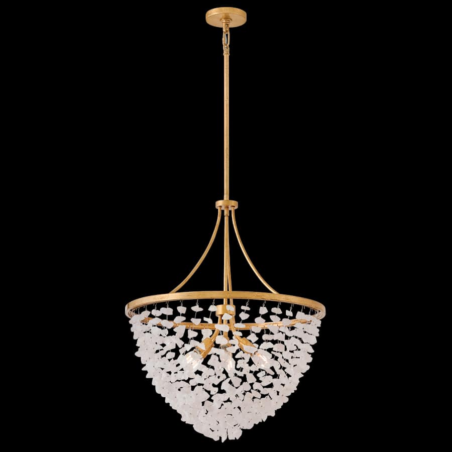 Fredrick Ramond Myra 6 Light 24" Wide Crystal Pendant