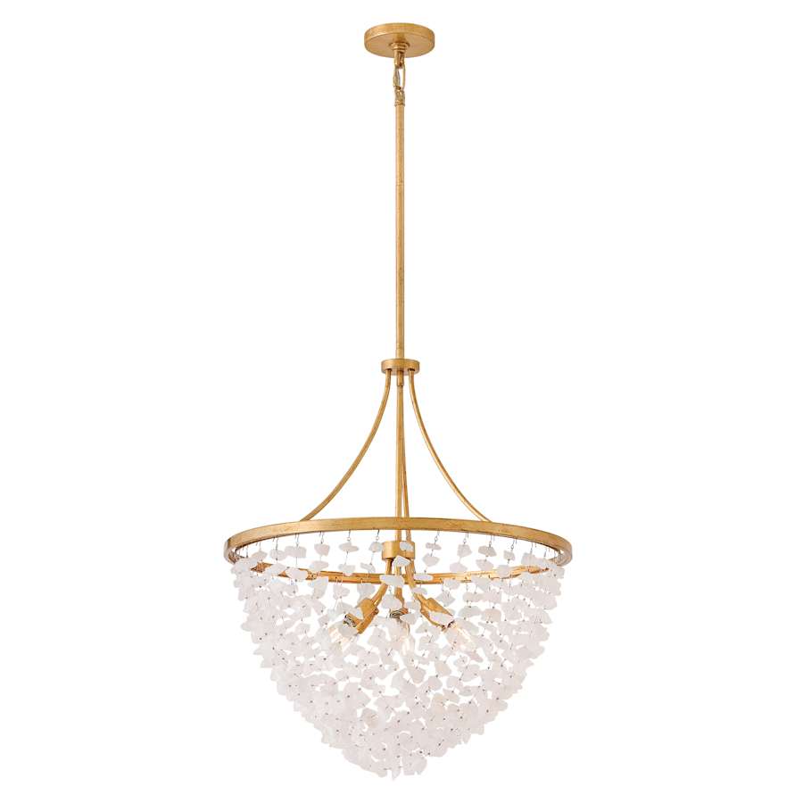 Fredrick Ramond Myra 6 Light 24" Wide Crystal Pendant