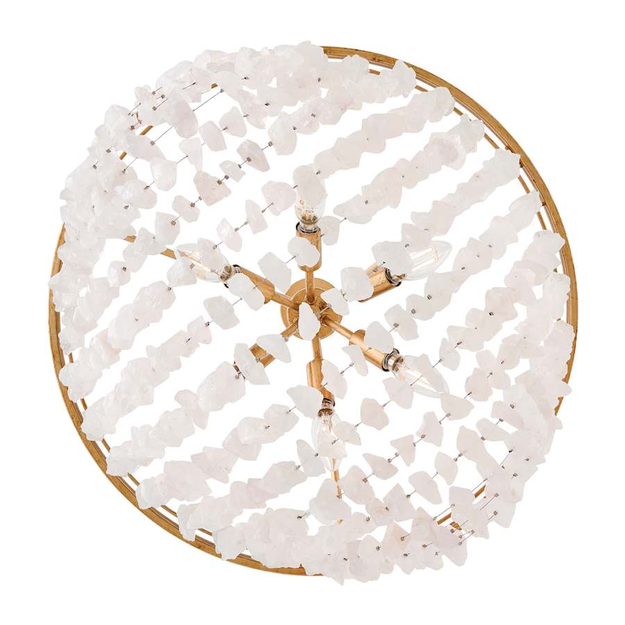 Fredrick Ramond Myra 6 Light 24" Wide Crystal Pendant