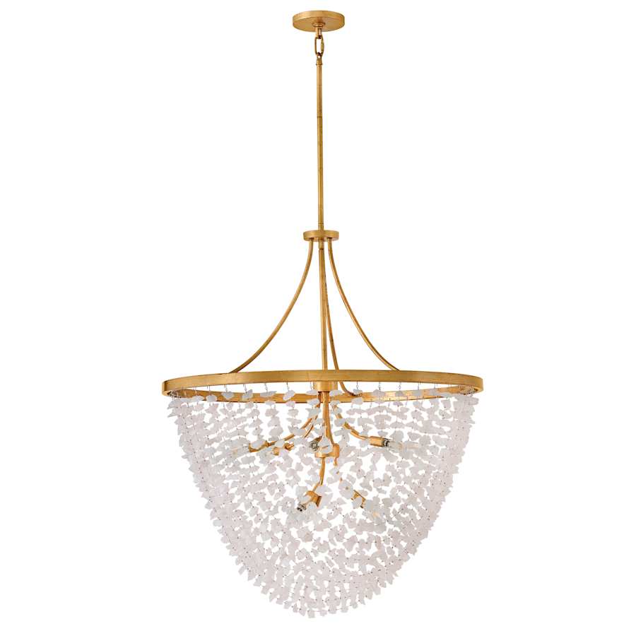 Fredrick Ramond Myra 9 Light 35" Wide Crystal Pendant