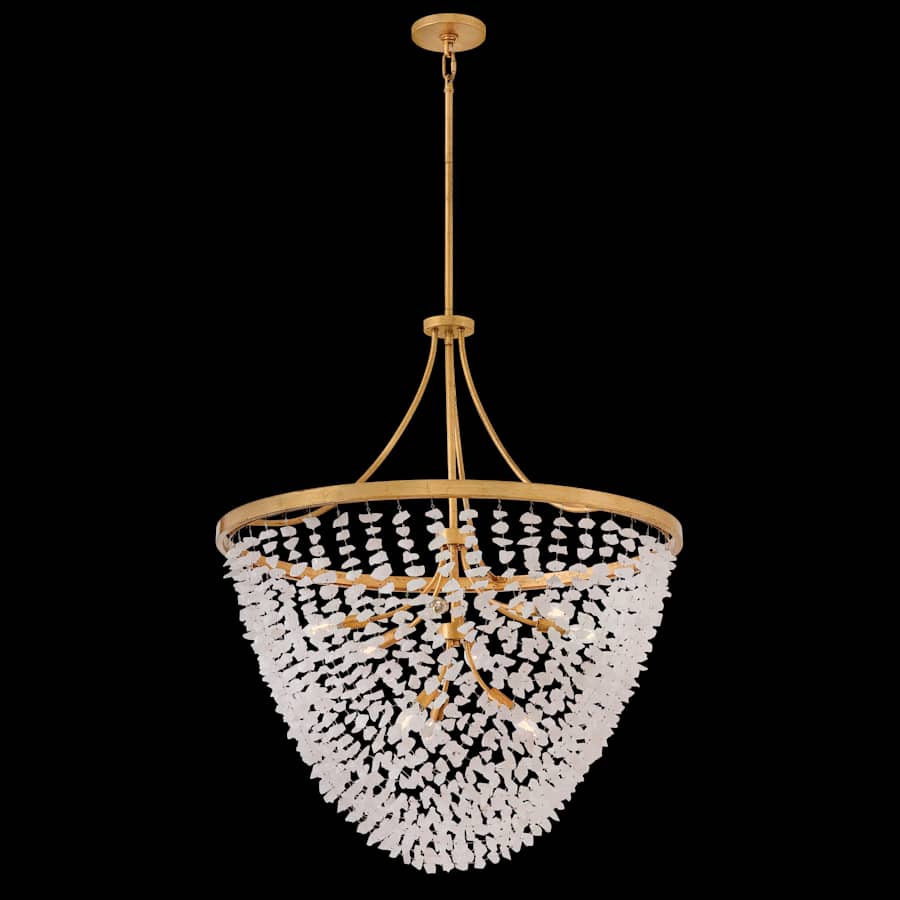Fredrick Ramond Myra 9 Light 35" Wide Crystal Pendant