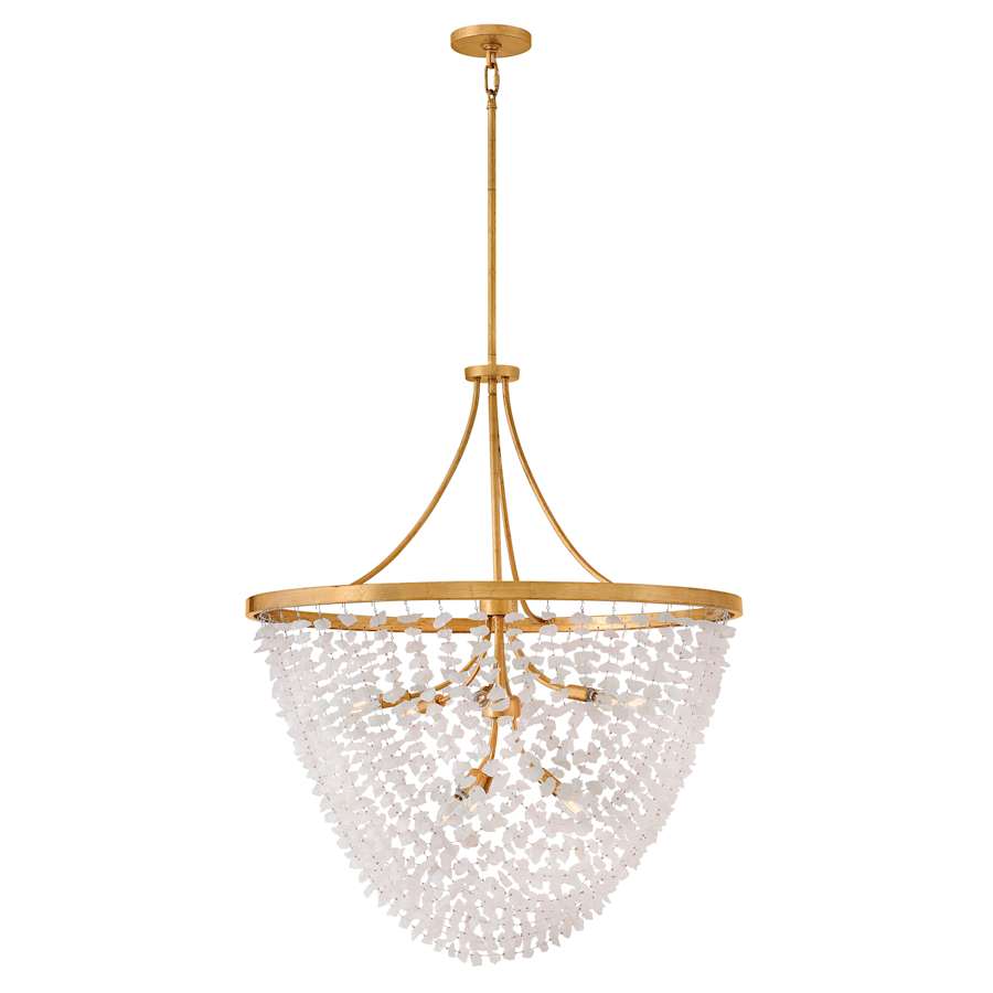 Fredrick Ramond Myra 9 Light 35" Wide Crystal Pendant
