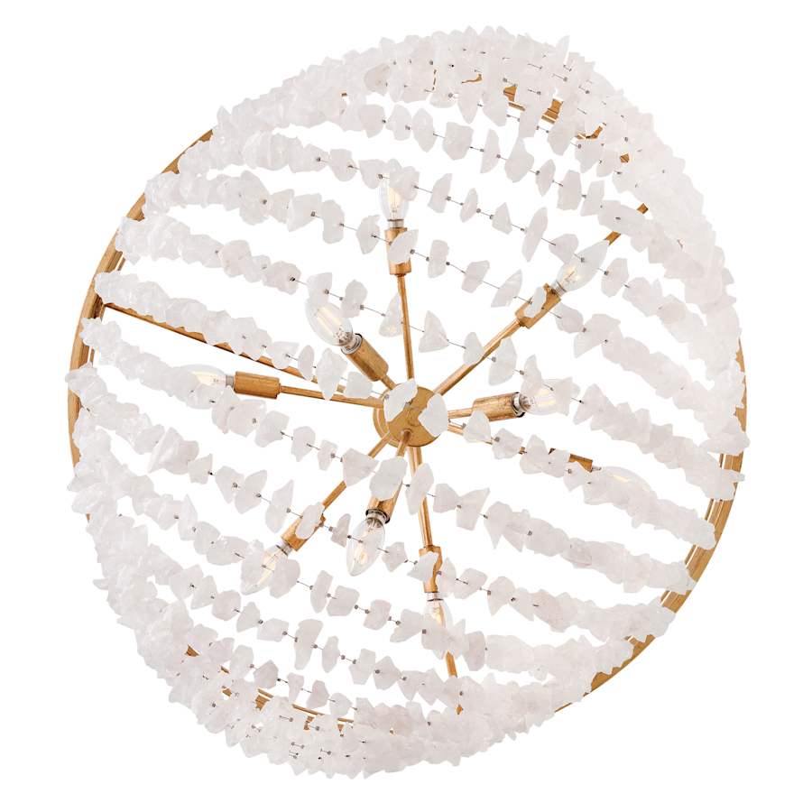 Fredrick Ramond Myra 9 Light 35" Wide Crystal Pendant