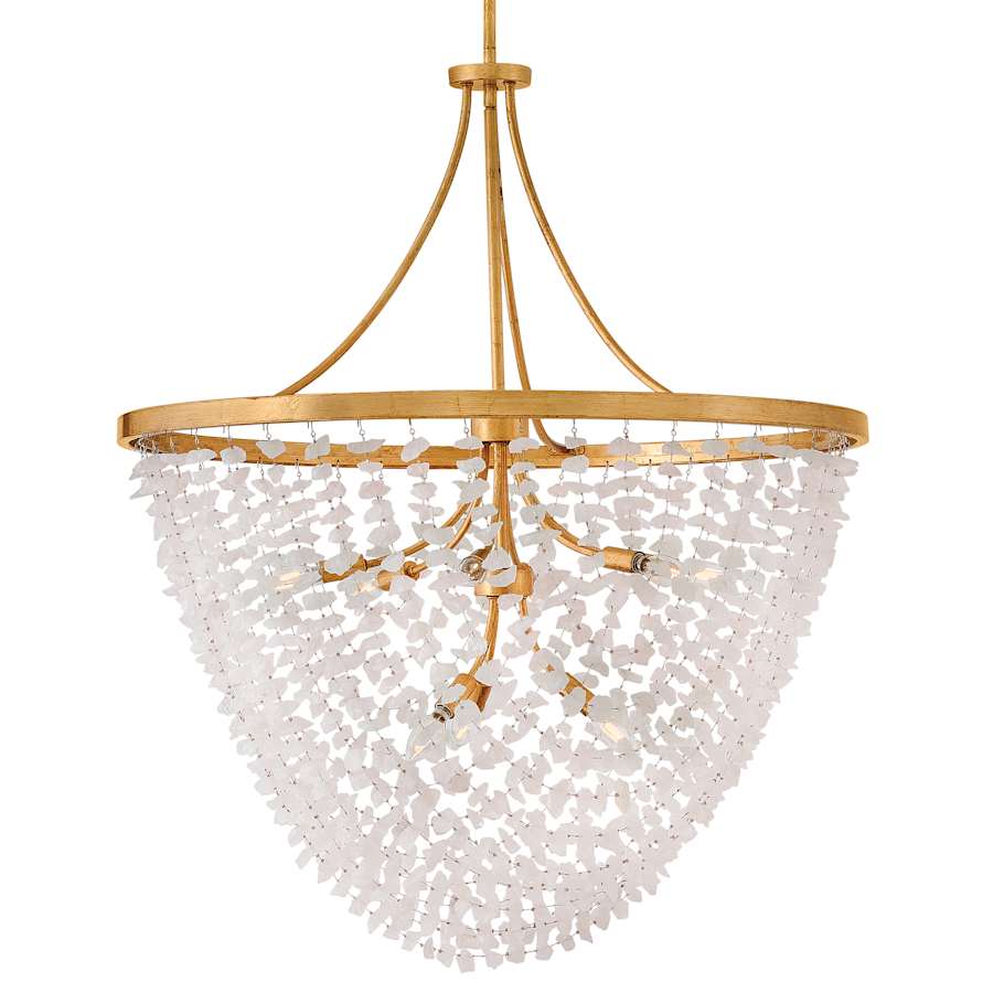 Fredrick Ramond Myra 9 Light 35" Wide Crystal Pendant