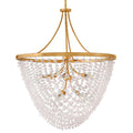 Fredrick Ramond Myra 9 Light 35" Wide Crystal Pendant