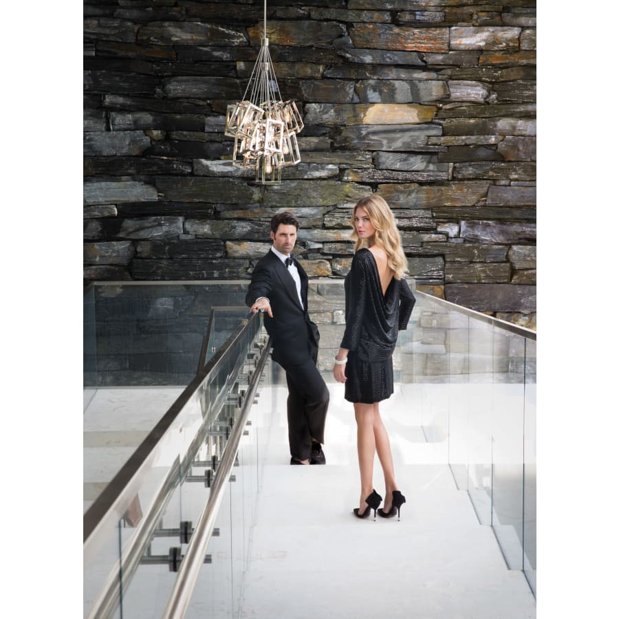 Fredrick Ramond 13 Light Large Foyer Pendant from the Ensemble Collection