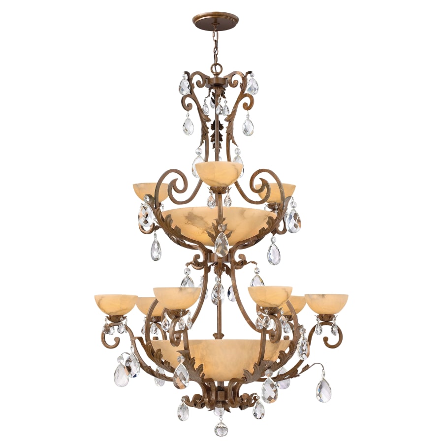 Fredrick Ramond 9 Light 2 Tier Chandelier from the Barcelona Collection