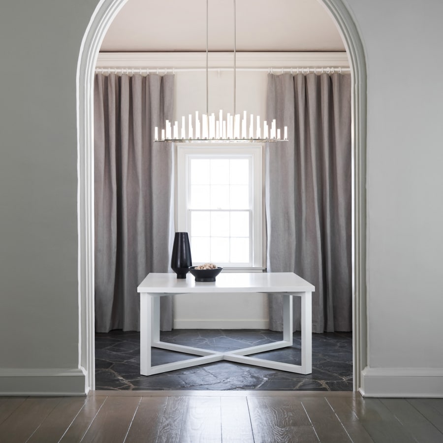 Fredrick Ramond Trinity 50 Light 48" Wide LED Linear Chandelier