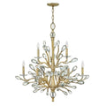 Fredrick Ramond 9 Light 2 Tier Candle Style Chandelier from the Eve Collection