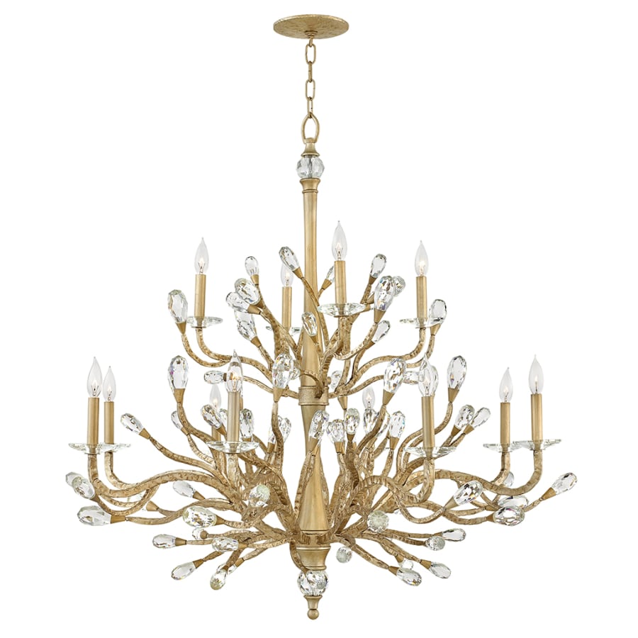 Fredrick Ramond 12 Light 2 Tier Candle Style Chandelier from the Eve Collection