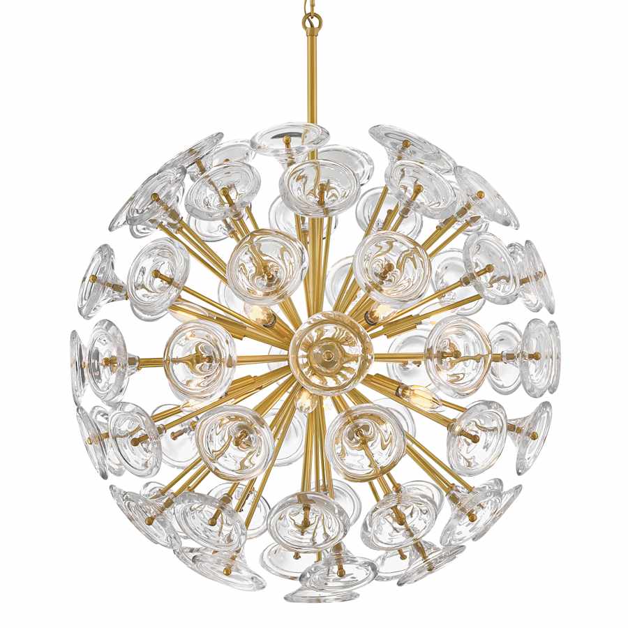 Fredrick Ramond Maya 12 Light 30" Wide Abstract Globe Chandelier
