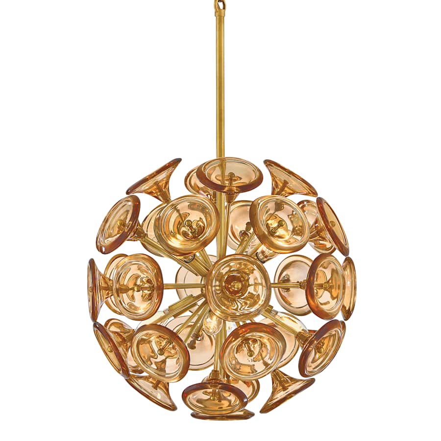 Fredrick Ramond Maya 8 Light 20" Wide Pendant