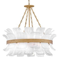 Fredrick Ramond Fleur 6 Light 34" Wide Drum Chandelier