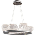 Hammerton Studio Gem 27" Wide 12 Light Hand Blown Glass LED Ring Chandelier
