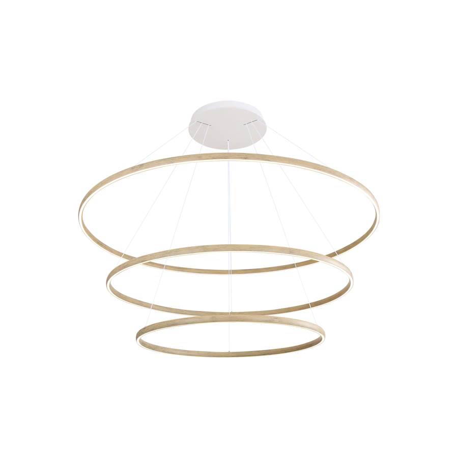 Golden Lighting Veritas 59" Wide Ring Chandelier