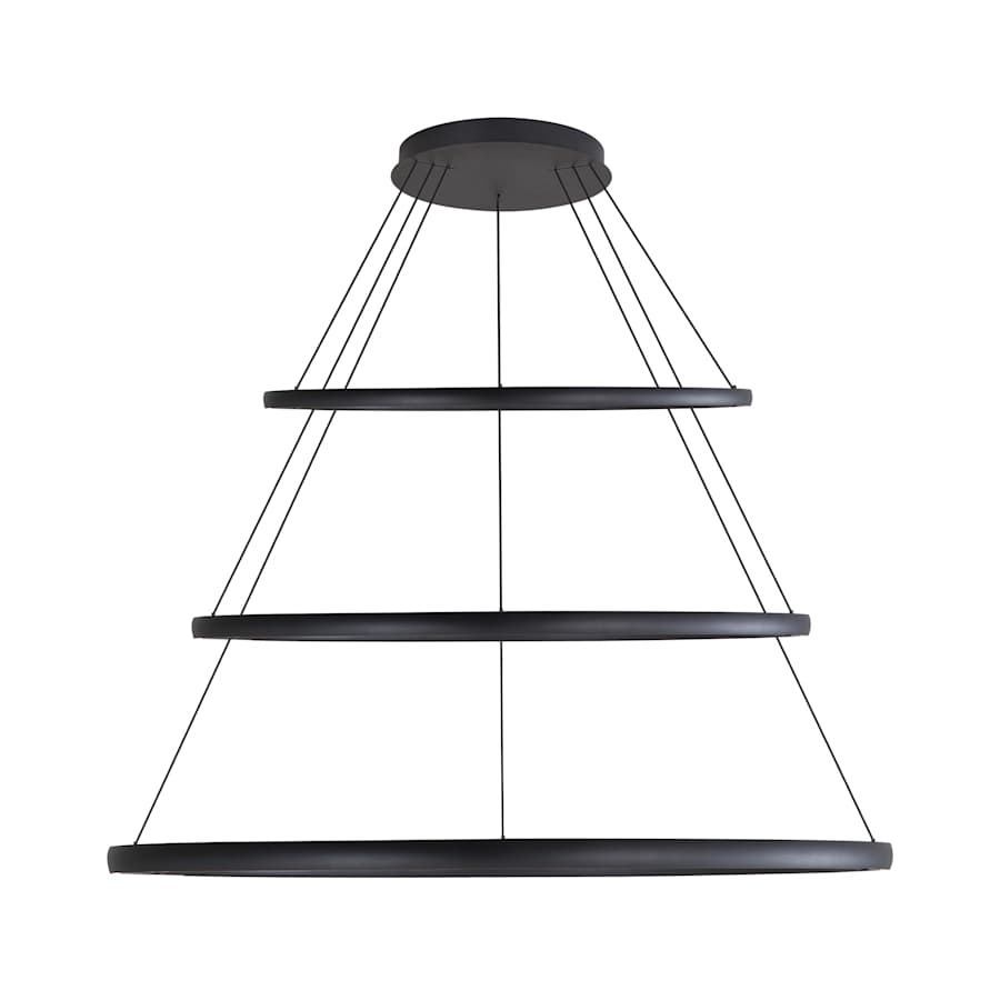 Golden Lighting Veritas 71" Wide Ring Chandelier