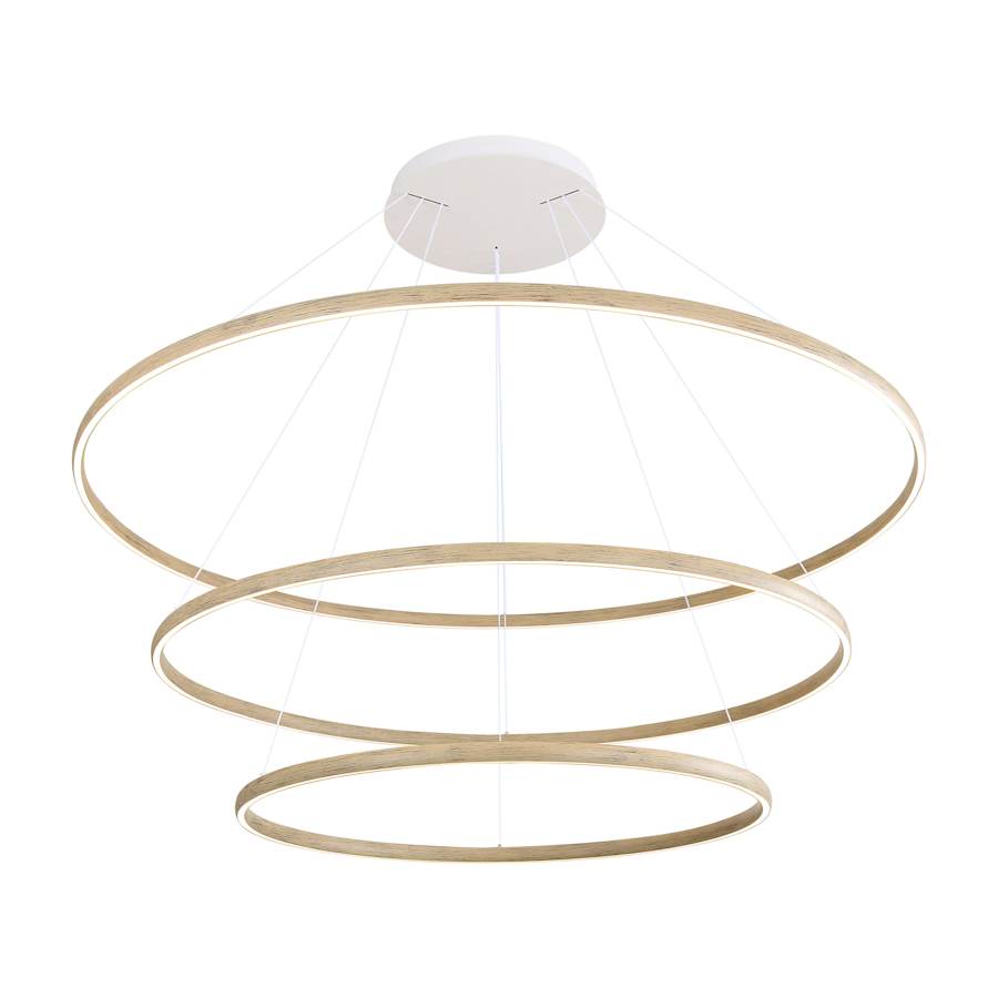 Golden Lighting Veritas 71" Wide Ring Chandelier
