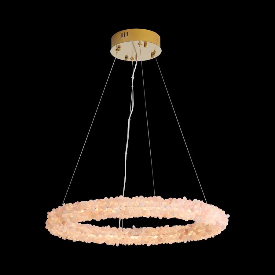 Golden Lighting Corallo 30" Wide Ring Chandelier