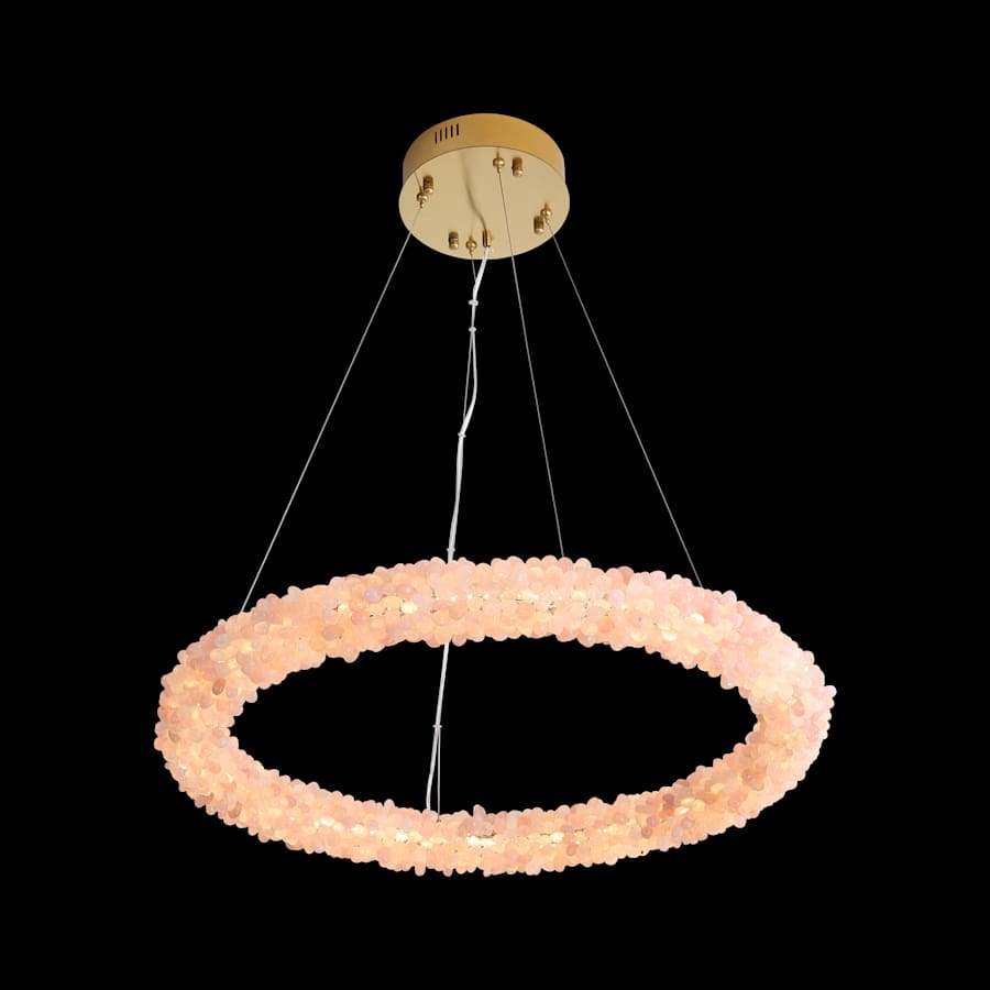 Golden Lighting Corallo 30" Wide Ring Chandelier