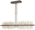Gossamer 51.9" Bronze & Soft Gold Short LED Pendant