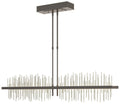 Gossamer 51.9" Dark Smoke & Sterling Short LED Pendant