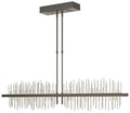 Gossamer 51.9" Dark Smoke & Vintage Platinum Long LED Pendant