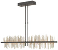 Gossamer 51.9" Natural Iron & Soft Gold Long LED Pendant