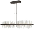 Gossamer 51.9" Oil Rubbed Bronze & Vintage Platinum Long LED Penda