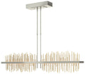 Gossamer 51.9" Sterling & Modern Brass Long LED Pendant