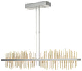 Gossamer 51.9" Vintage Platinum & Modern Brass Short LED Pendant