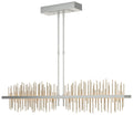 Gossamer 51.9" Vintage Platinum & Soft Gold Short LED Pendant