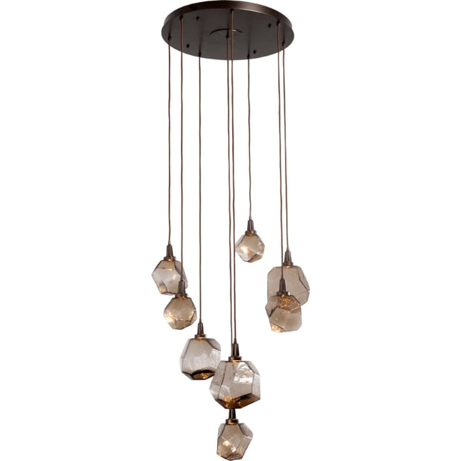 Hammerton Studio Gem 28" Wide 8 Light Hand Blown Glass LED Pendant