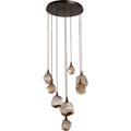 Hammerton Studio Gem 28" Wide 8 Light Hand Blown Glass LED Pendant
