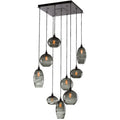 Hammerton Studio Misto 31" Wide Artisan Crafted Optic Glass 9 Light Pendant