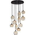 Hammerton Studio Misto 37" Wide Artisan Crafted Optic Glass 11 Light Pendant