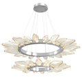 Hammerton Studio Rock Crystal 56" Wide LED Ring Chandelier