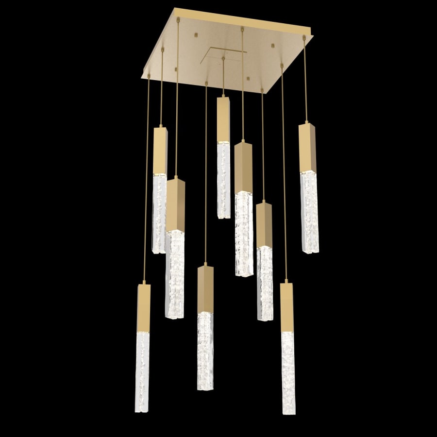 Hammerton Studio Axis 9 Light 24" Wide LED Multi Light Pendant