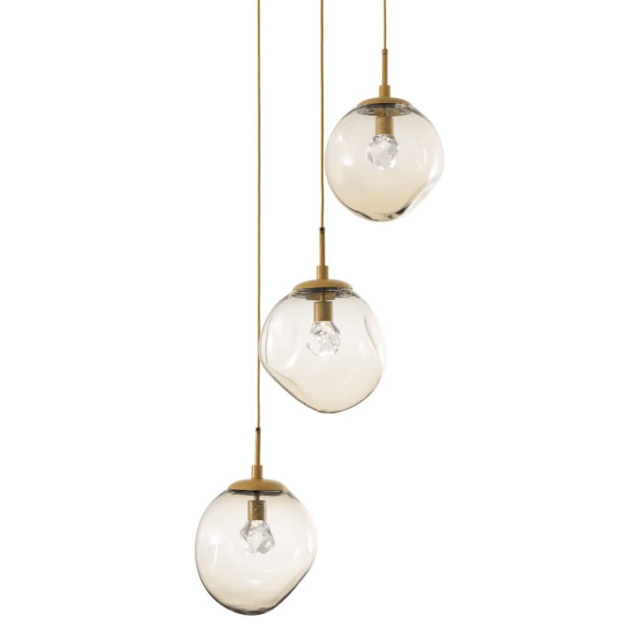 Hammerton Studio Aster 22" Wide LED Crystal Multi Light Pendant